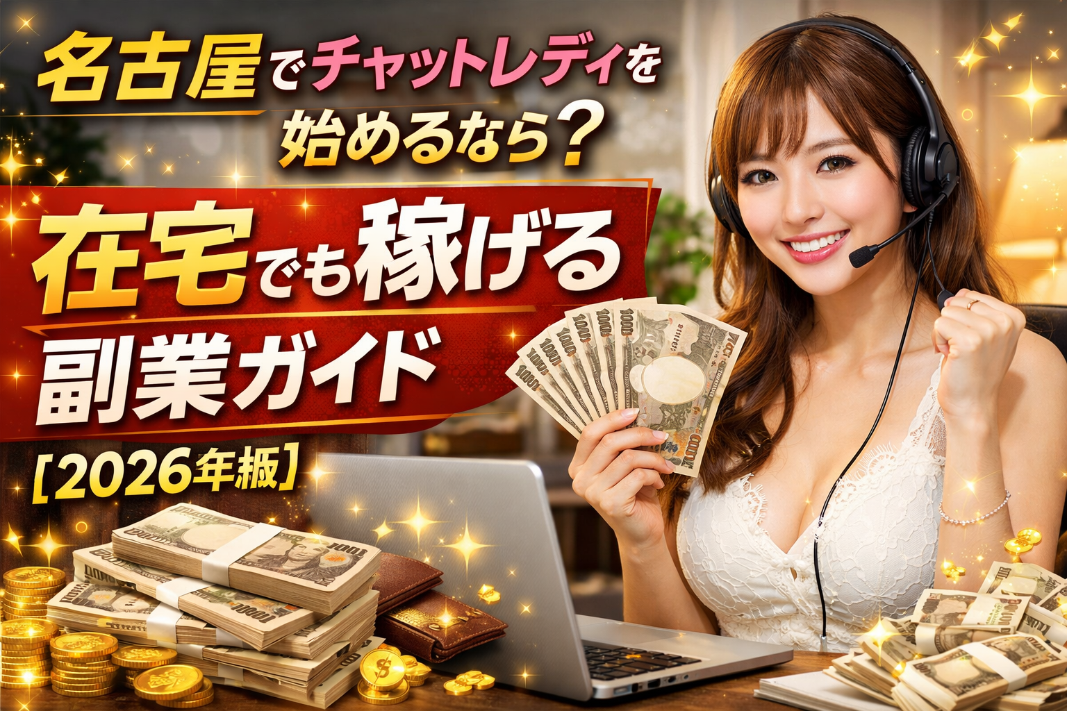 名古屋でチャットレディを始めるなら？在宅でも稼げる副業ガイド【2026年版】